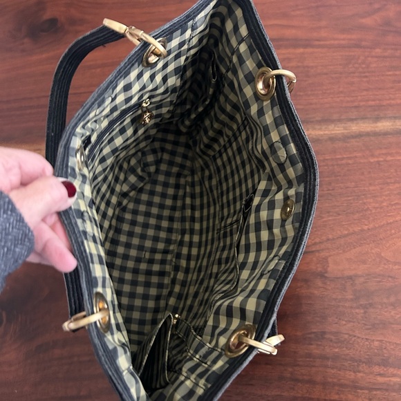 Eric Javits Vintage Black Squishee Woven Shoulder Tote Bag - Picture 10 of 13